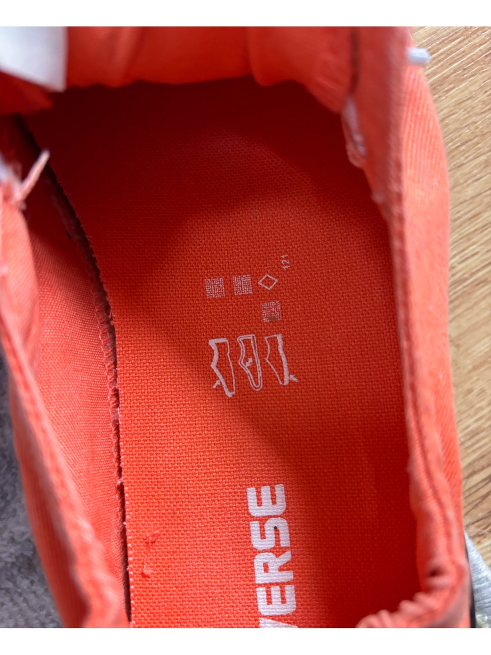 Converse Chuck Taylor All Star Canvas Slip On Orange Women’s Size 10 - Picture 4 of 9